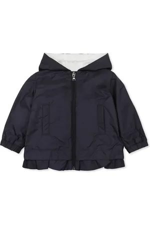 Moncler Windbreaker Jacket For Baby Girl With Logo