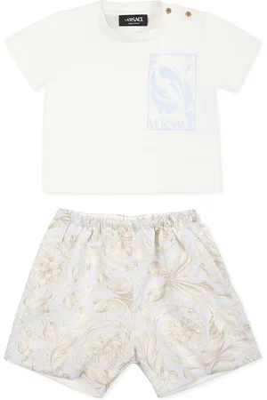 VERSACE Suit For Baby Boy Withbarocco Print