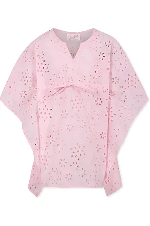 MC2 SAINT BARTH Dress For Girl With Flowers