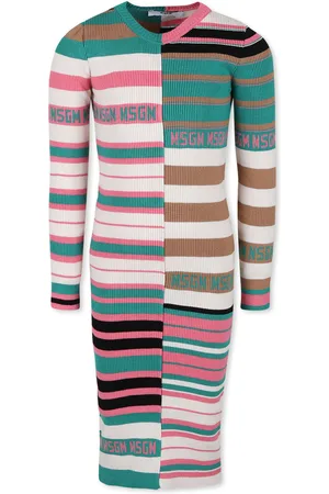 Msgm Dress For Girl With Logo
