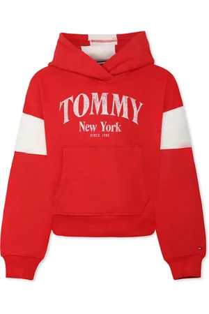 Tommy Hilfiger Crop Sweatshirt For Girl With Logo