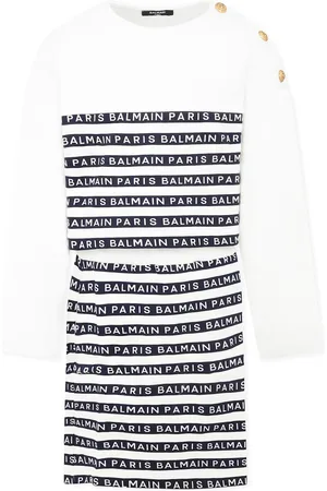 Balmain Suit For Girl With Logo