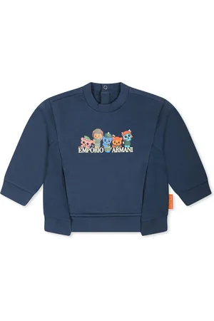 Emporio Armani Sweatshirt For Boy With Manga Bear Crew