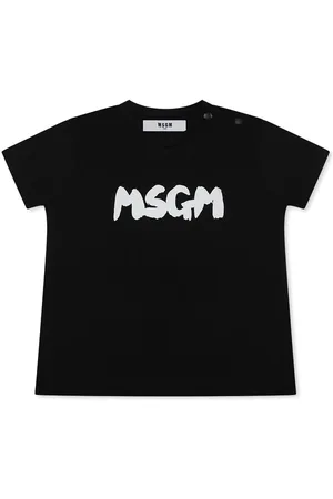 Msgm T-shirt For Babykids With Logo