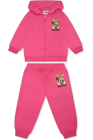 Moschino Suit For Baby Girl With Teddy Bear