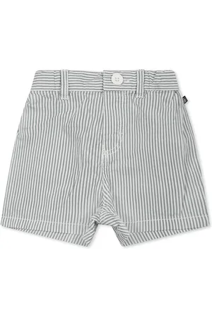 Petit Bateau Green Shorts For Baby Boy With Logo