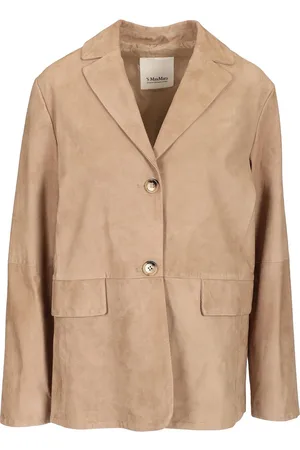 Max Mara Single-breasted Suede Jacket