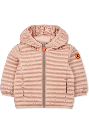 save the duck Down Jacket For Baby Girl With Logo