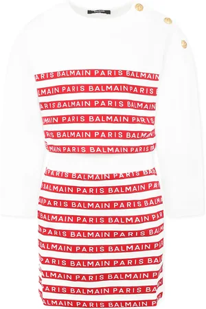 Balmain Suit For Girl With Logo