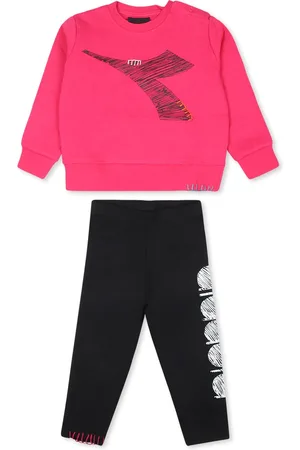 Diadora Set For Baby Girl With Logo