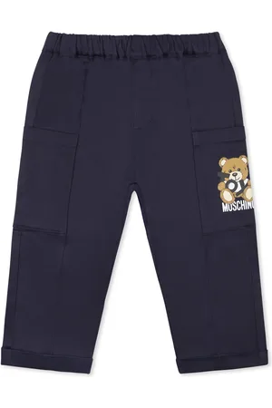 Moschino Trousers For Baby Boy With Teddy Bear