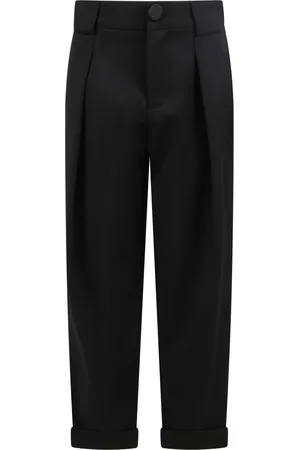 Balmain Trousers For Boy With Logo Patch