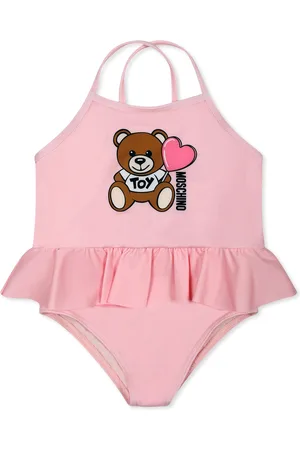 Moschino One-piece Swimsuit For Baby Girl With Teddy Bear
