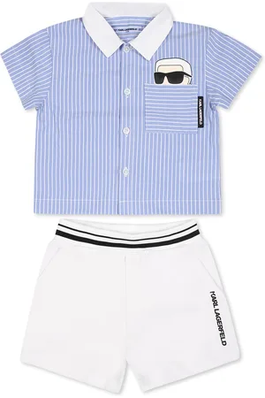 Karl Lagerfeld Suit For Baby Boy With Karl Lagerfeld Print