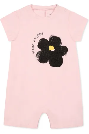 Marc Jacobs Romper For Baby Girl With Flower