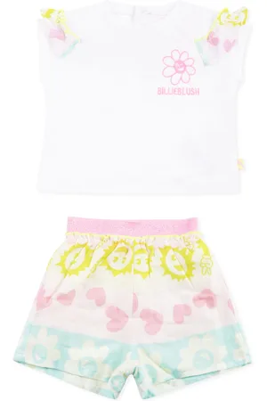 Billieblush Suit For Baby Girl With Logo