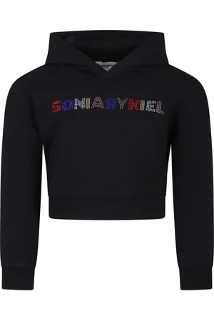 Sonia Rykiel Enfant Sweatshirt For Girl With Rhinestone Logo