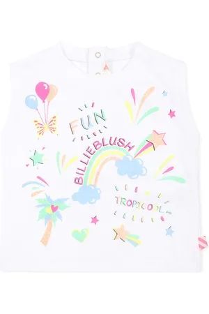 Billieblush T-shirt For Baby Girl With Raibow