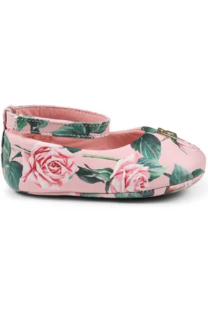 Dolce & Gabbana Ballet Flats For Baby Girl With Logo