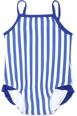 Petit Bateau Light Blue Swimsuit For Baby Girl