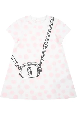 Marc Jacobs Dress For Baby Girl With Print And Polka Dots