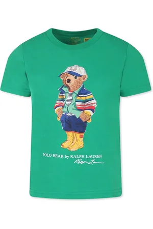Ralph Lauren T-shirt For Boy With Polo Bear