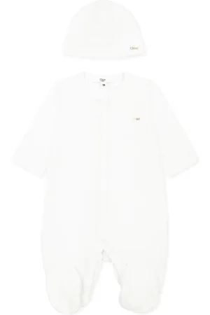Chloé Babygrow Set For Baby Girl With Logo