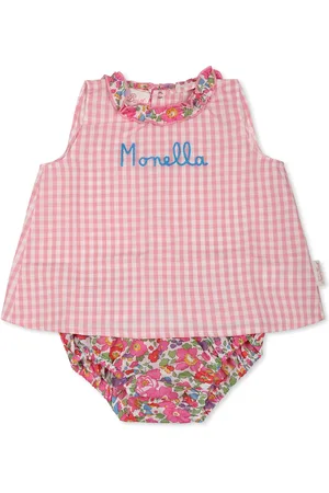 MC2 SAINT BARTH Suit For Baby Girl With Writing