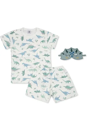 Petit Bateau Pajamas For Boy With Dinosaur