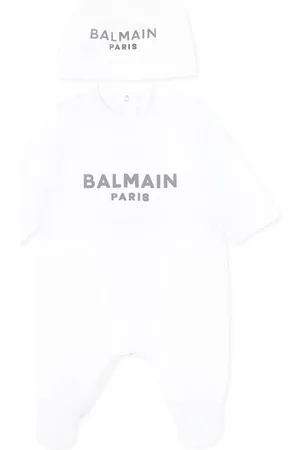 Balmain Babygrow Set For Babykids With Logo