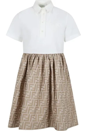 Fendi Dress For Girl With Iconic Ff