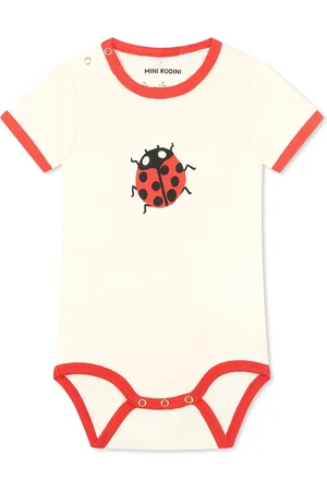 Mini Rodini Bodysuit For Baby Girl With Ladybug