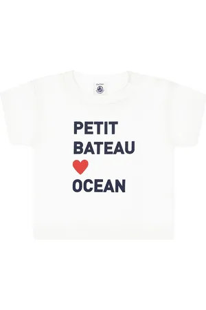 Petit Bateau T-shirt For Babykids With Logo