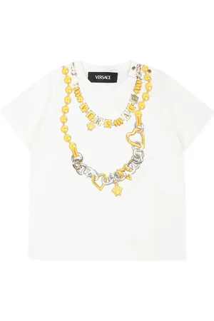 VERSACE T-shirt For Baby Girl With Logo