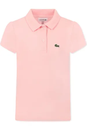 Lacoste Polo Shirt For Girl With Crocodile
