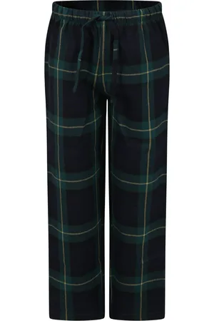 MC2 SAINT BARTH Green Pajamas Trousers For Boy With Logo