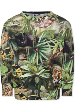Molo Sweatshirt For Boy With Jungle Animal
