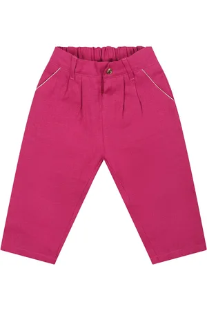 Chloé Casual Trousers For Baby Gilr With Logo