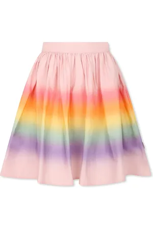 Molo Skirt For Girl With Rainbow Print