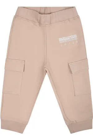 Msgm Trousers For Baby Boy With Logo