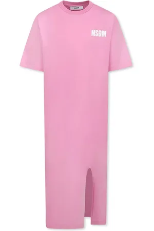 Msgm Dress For Girl With Logo