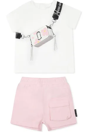 Marc Jacobs Suit For Baby Girl With Bag Print