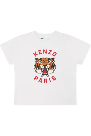 Kenzo T-shirt For Babykids With Tiger And Logo