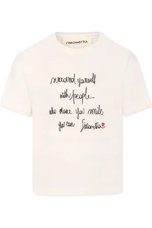 Simonetta T-shirt For Girl With Slogan
