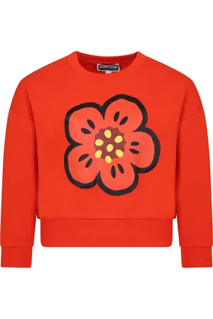Kenzo Sweatshirt For Girl With Flower