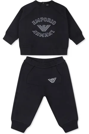 Emporio Armani Suit For Baby Boy With Eagle