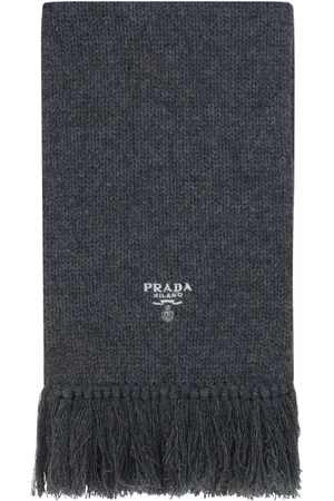 Prada Cashmere Logo Scarf