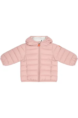 save the duck Jacket For Baby Girl With Logo