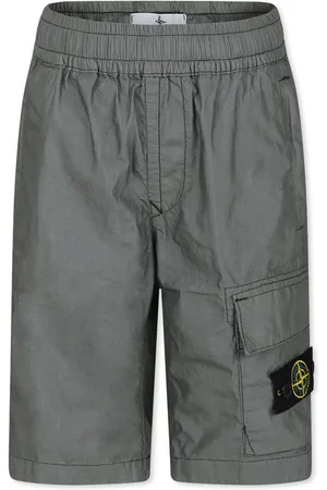 Stone Island Shorts For Boy With Compass