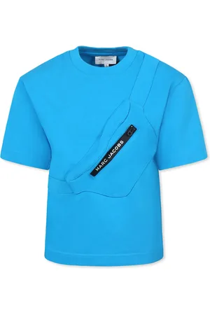 Marc Jacobs Light Blue T-shirt For Boy With Logo